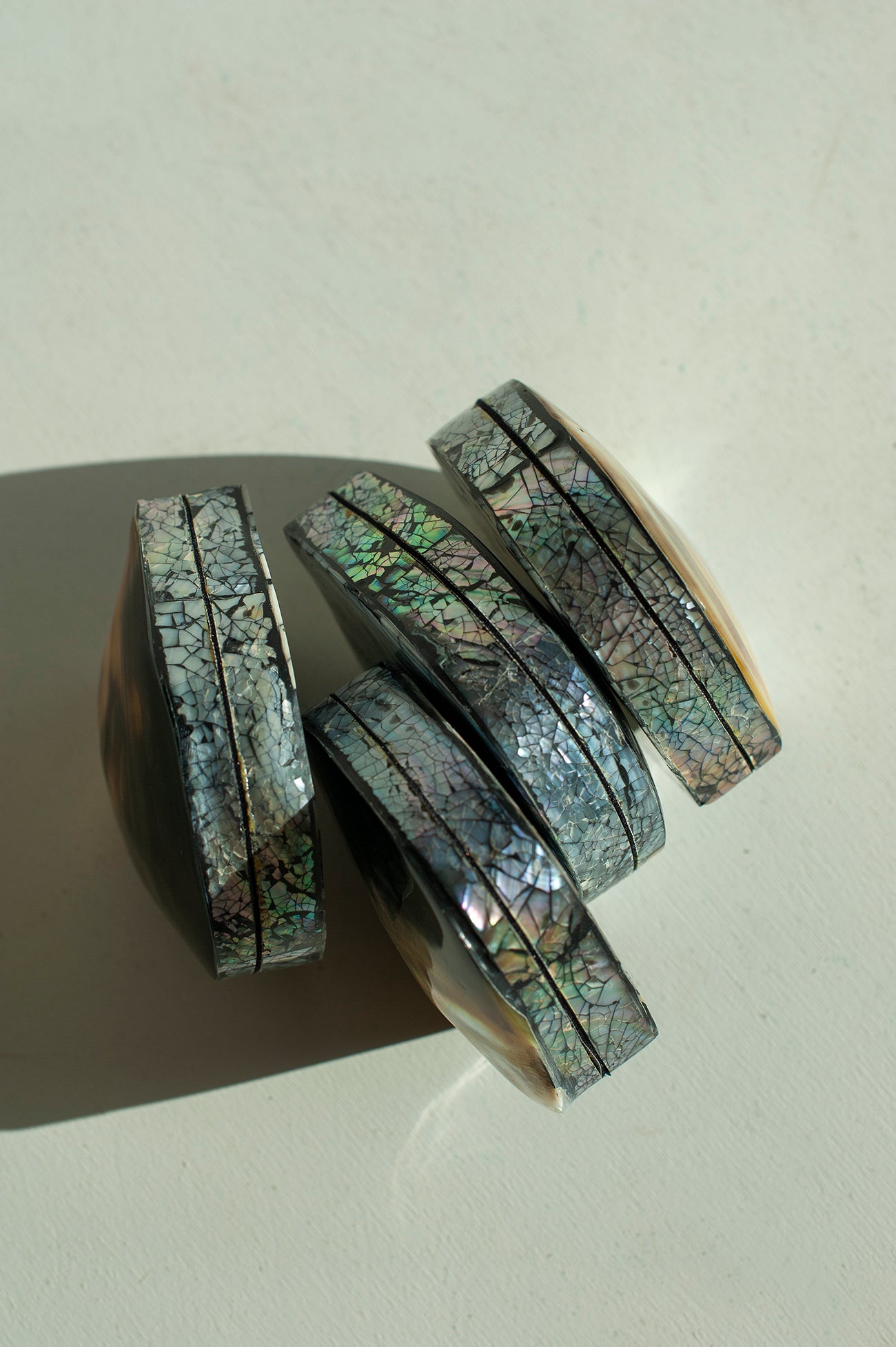 Caixa em Madrepérola e Veludo