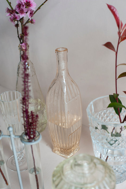 Garrafa de Vidro Rosa